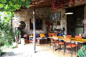 private room with own bathroom at Podere Noceto